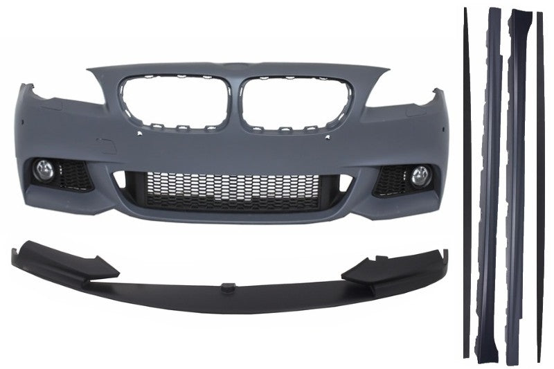 Stoßstange für BMW 5 F10 F11 11-14 Verlängerungslippe Seitenschweller M-Performance Look CarPartsTuning