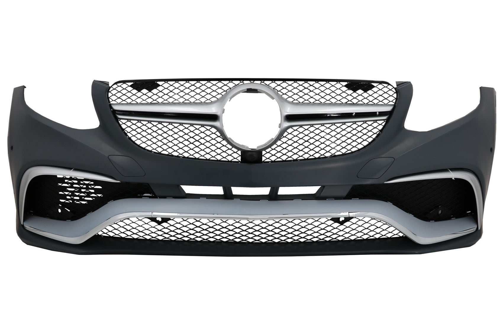 Stoßstange für Mercedes GLC X253 C253 SUV Coupé 15-19 63 Look Kühlergrill Gitter CarPartsTuning