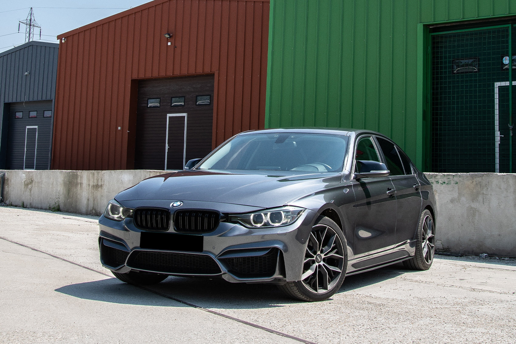 Seitenschweller Add-On Verlängerungen für BMW F30 F31 3er 11+ M-Performance Look CarPartsTuning