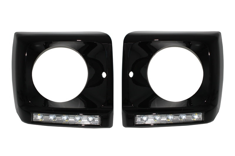 Scheinwerfer Bi-Xenon Deckel LED DRL für Mercedes G W463 89-12 G65 Look CarPartsTuning