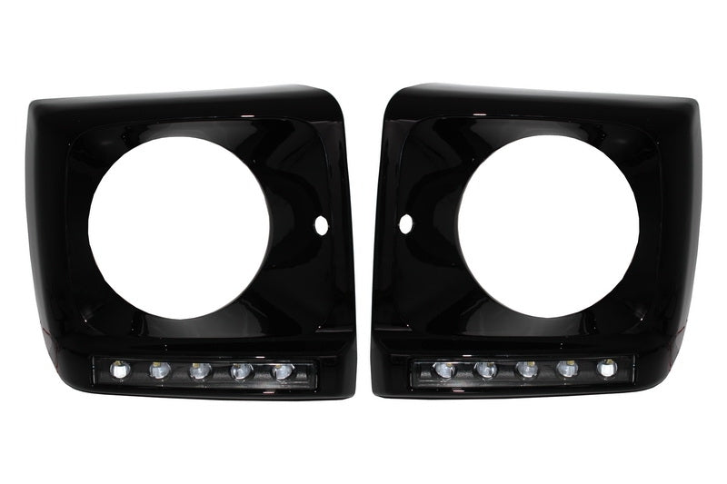 Scheinwerfer abdeckung DRL für Mercedes G W463 89-12 Bi-Xenon G65 Look CarPartsTuning