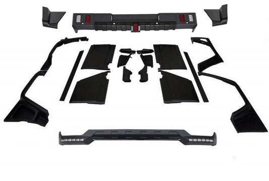 Konversion Bodykit Glasfaser für Mercedes G W463 1989-2018 G63 G65 B-Look W-Star CarPartsTuning