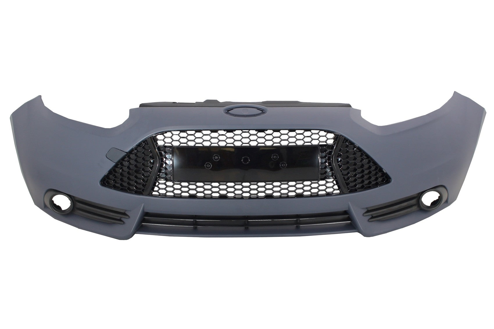 Stoßstange für Ford Focus MK3 11-14 ST Look Add-On Dachspoiler Wabengitter CarPartsTuning