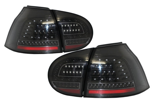 Volle LED Rücklichter für VW Golf V 5 Linkslenker 04-09 Schwarz Urban Style- CarPartsTuning