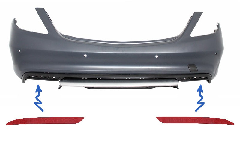 Reflektor hintere Stoßstange für Mercedes S-Klasse W222 GLE W166 C292 GLC 63 X253 C217 CarPartsTuning