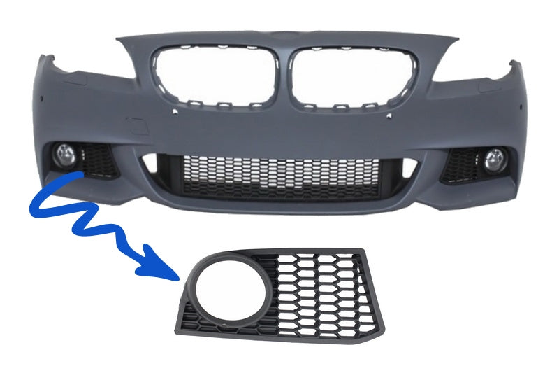 Nebelscheinwerfer Decken Rechte Seite für BMW 5 F10 2010+ nur für M-Technik Look Stoßstange CarPartsTuning
