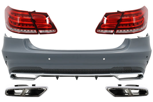 Heckumrüstpaket für Mercedes W212 E-Klasse 09-12 auf Facelift E63 Look CarPartsTuning