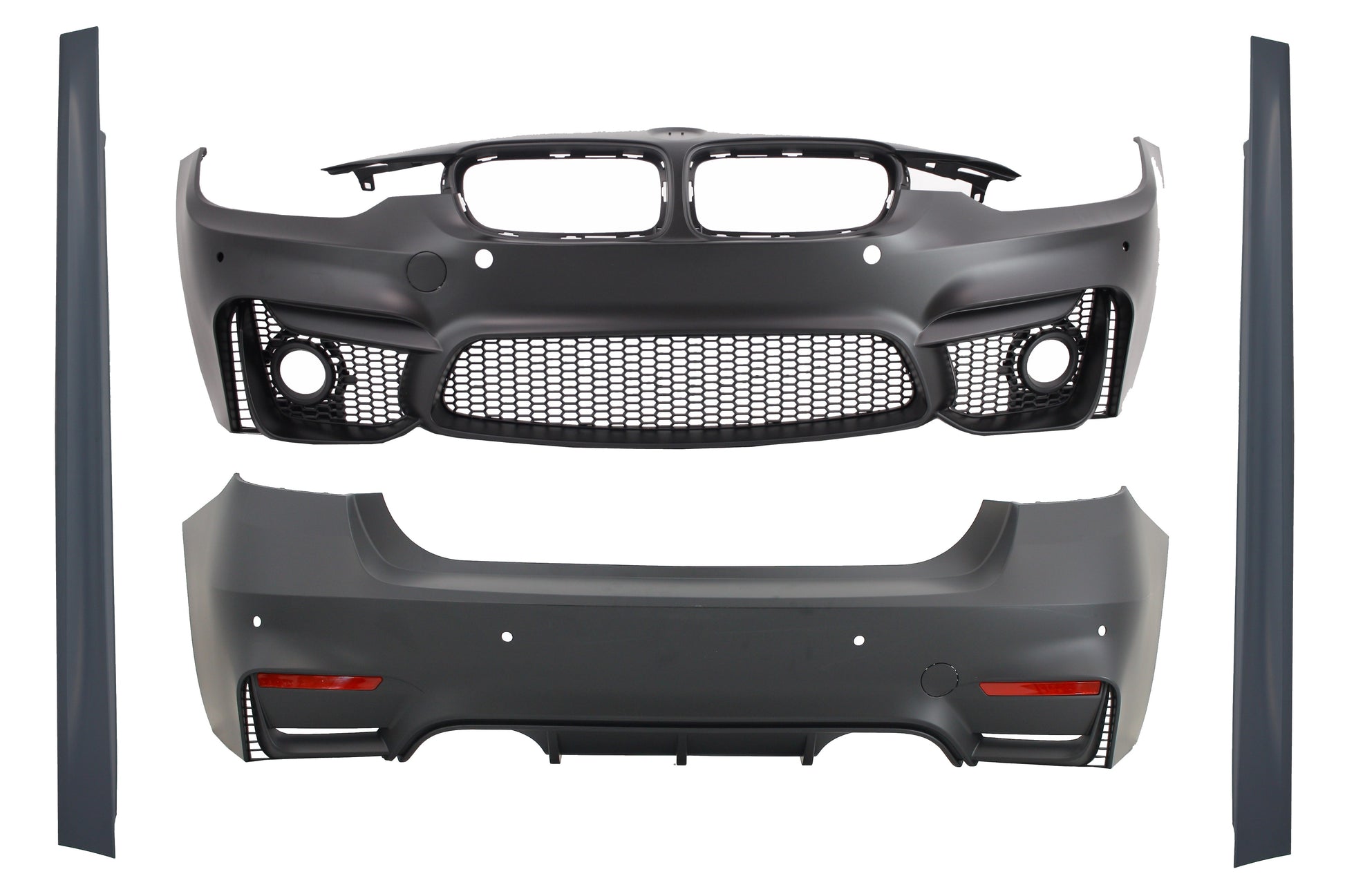 Bodykit für BMW F30 11-19 Stoßstange Gitter Seitenschweller EVO II M3 CS Look CarPartsTuning