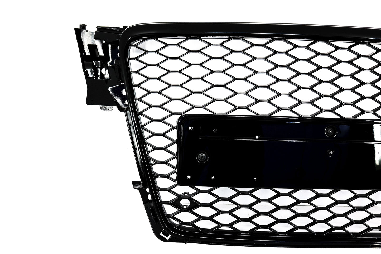Frontgrill ohne Emblem passend für Audi A4 B8 (2008-2011) RS4 Design Piano Black KITT