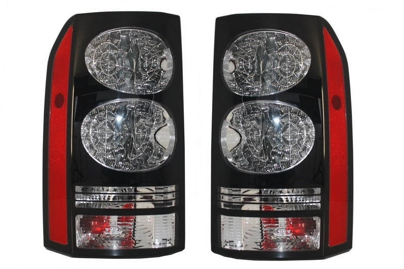 LED Rücklichter für Rover Discovery 3 & 4 04-16 Schwarz Umwandlung in Facelift Look CarPartsTuning