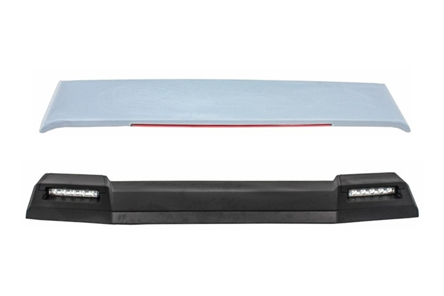 LED Frontspoiler für Mercedes G-Klasse W463 1989+ Dachspoiler LightBar CarPartsTuning