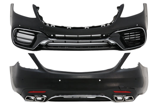 BodyKit für MERCEDES S-Klasse W222 Facelift 13-06.17 Stoßstange Auspuff S63 Look CarPartsTuning