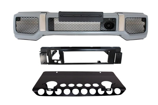 Stoßstangen Unterfahrschutz für Mercedes W463 G-Klasse 89-17 G65 Look CarPartsTuning