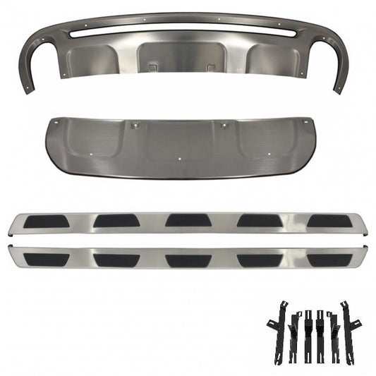 Bodykit Unterfahrschutz Offroad Trittbretter Trittbretter passend für Audi Q7 Facelift S-Line (2010-2015) KITT