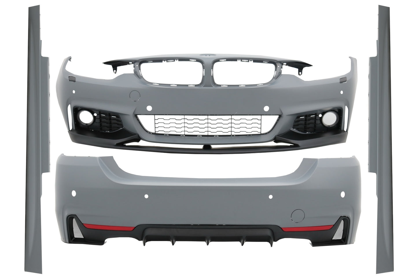 Body Kit für BMW 4er F32 F33 13-16 M-Performance Look ohne Nebelscheinwerfer CarPartsTuning