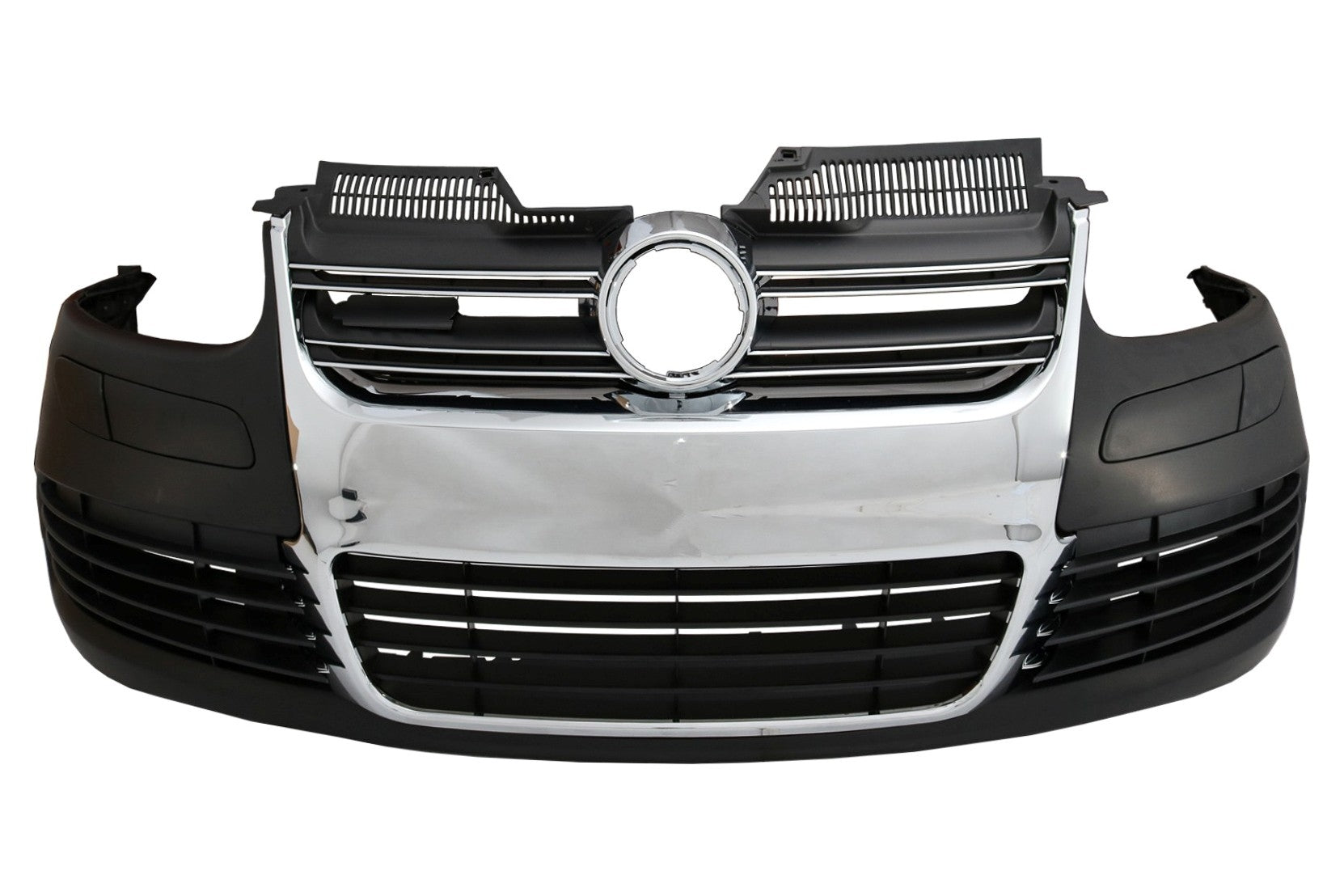 Stoßstange für VW Golf V 5 2003-2007 Seitenschweller R32 Look Chrome Gitter CarPartsTuning