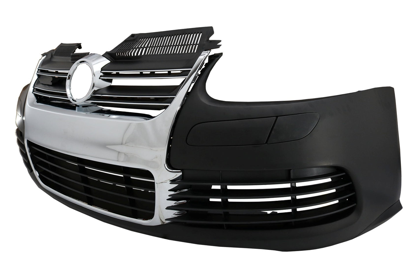Stoßstange für VW Golf V 5 2003-2007 Seitenschweller R32 Look Chrome Gitter CarPartsTuning