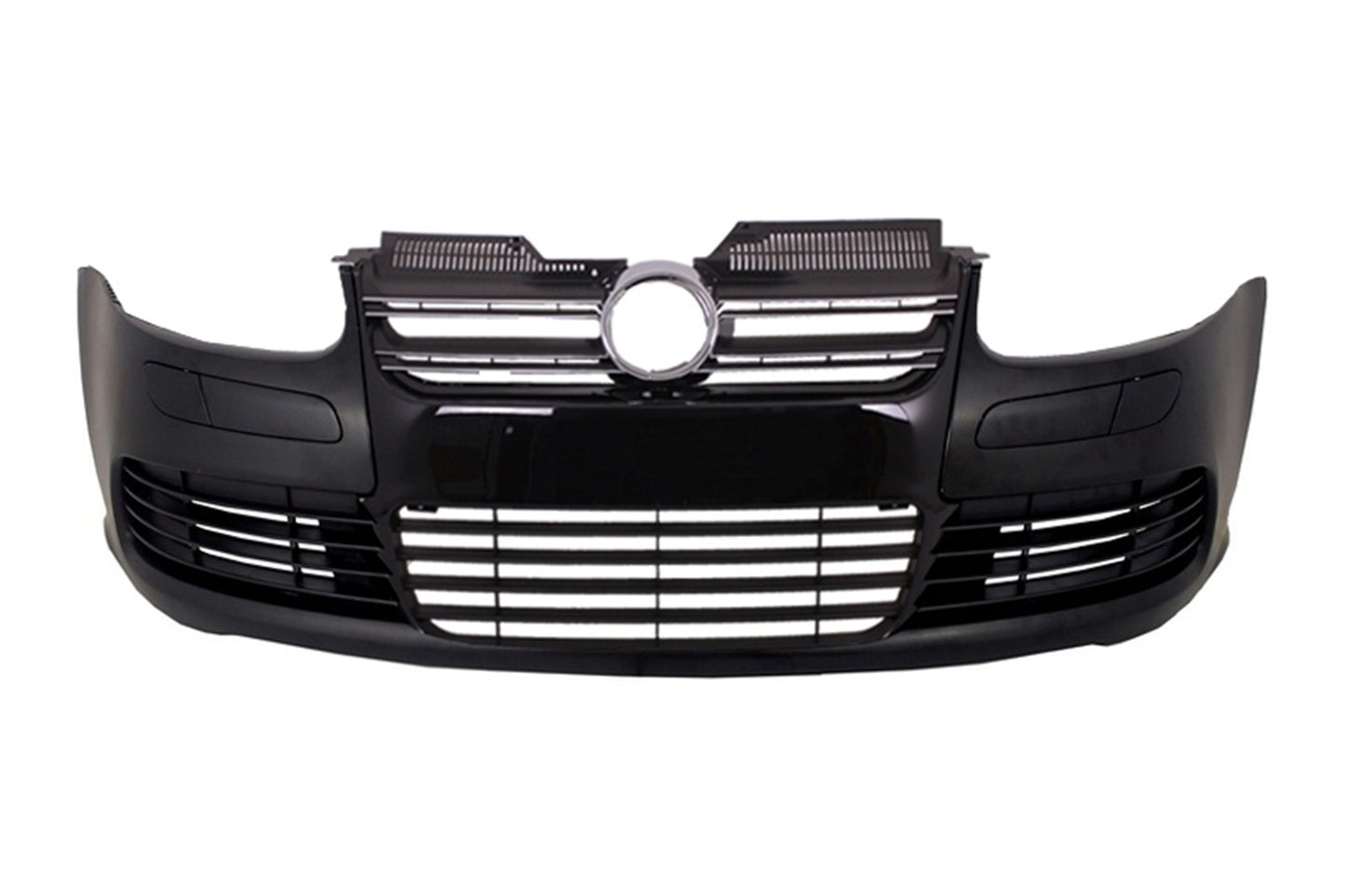 Stoßstange für VW Golf V 5 2003-2007 Seitenschweller R32 Glossy Black Gitter CarPartsTuning