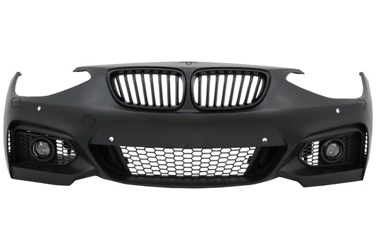 Stoßstange für BMW 1er F20 F21 11-08.14 Nieren NBL Nebellichter M2 M235 Look CarPartsTuning