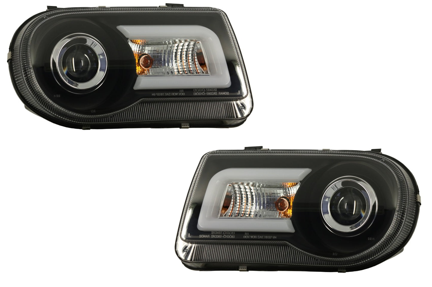 LED-Scheinwerfer Geeignet für CHRYSLER 300C 2005-2010 Xenon Look CarPartsTuning