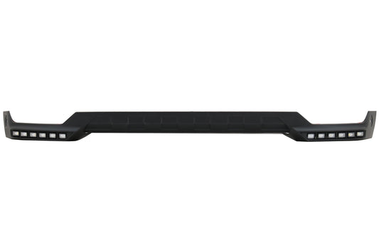 Frontspoiler LED DRL Erweiterung für Mercedes G W463 1989-2017 Schwarz CarPartsTuning
