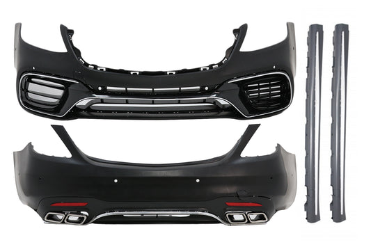 Bodykit für Mercedes S-Klasse W222 Facelift 13-17 Stoßfänger Seitenschweller CarPartsTuning