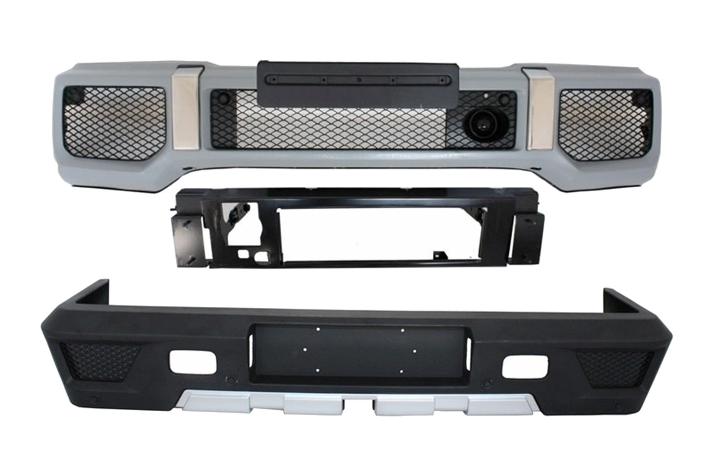 Bodykit Stoßstangen mit PDC für Mercedes G-Klasse W463 1989-2018 G65 G63 Design CarPartsTuning
