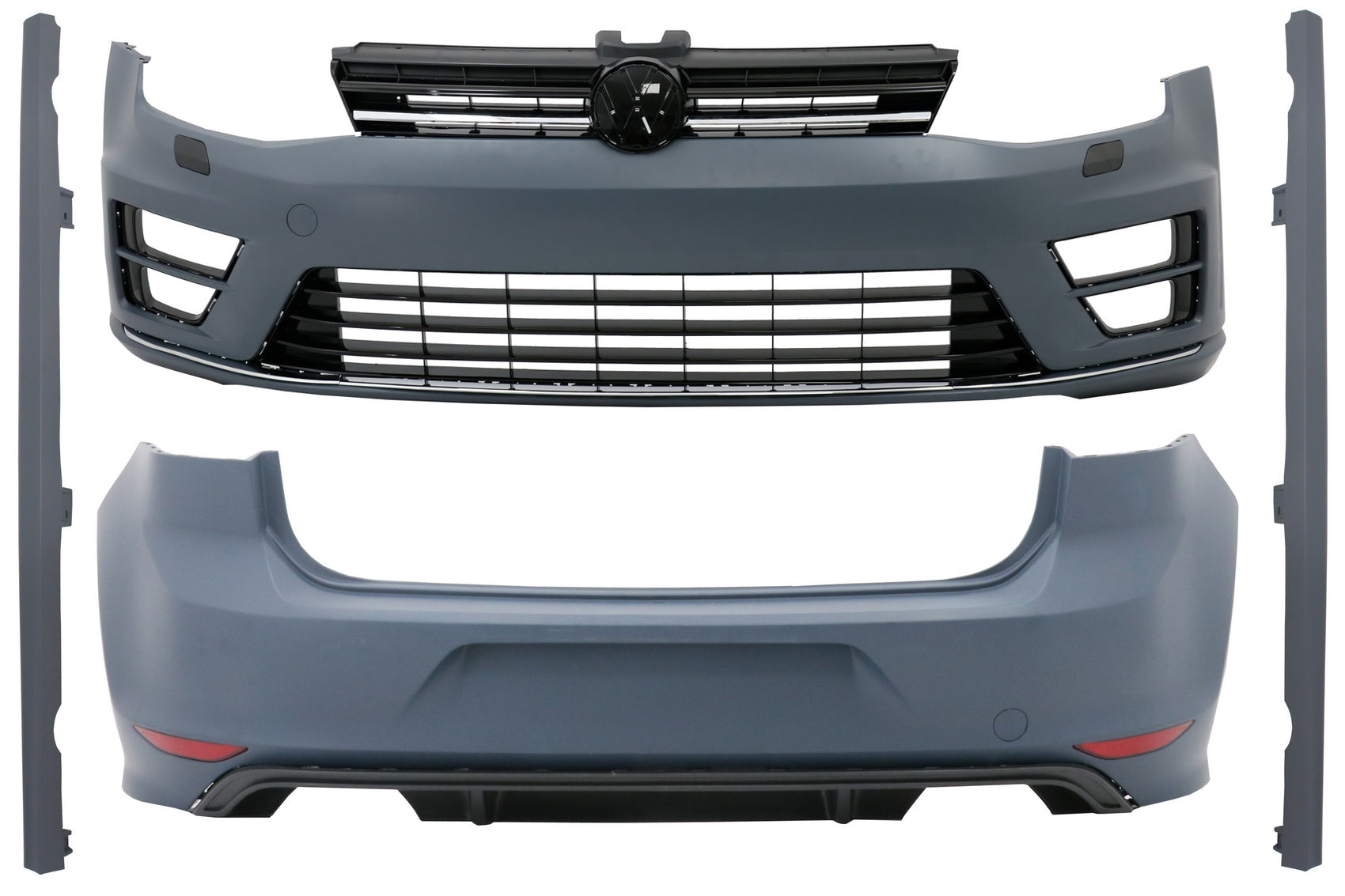 BodyKit Scheinwerfer 3D LED TFL für VW Golf 7 VII 12-17 R Design Stoßstangen- CarPartsTuning