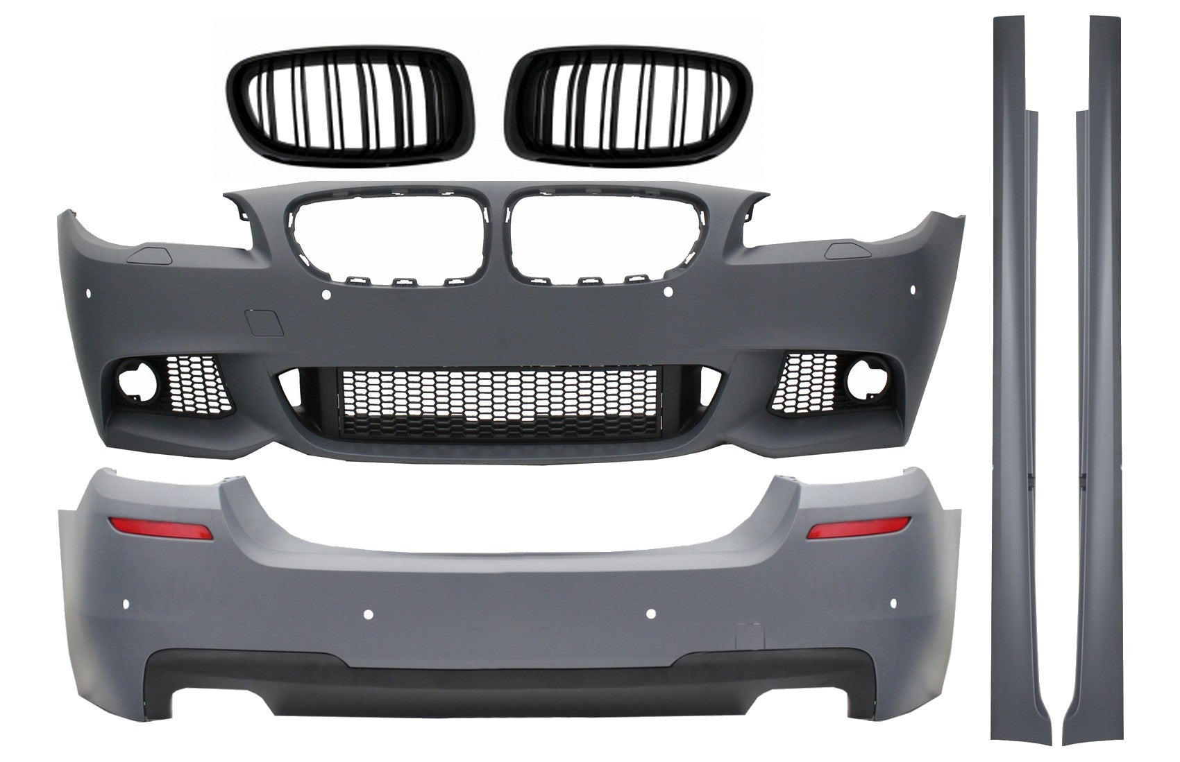 Bodykit für BMW 5er F10 11-17 Stoßstange Diffusorgitter M-Technik Look Carpartstuning Austria