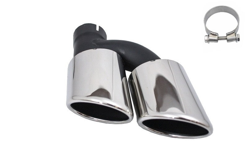 Auspuffblende Endrohr links und rechts passend für Audi A3 A4 A5 A6 A7 A8 bis S3 S4 S5 S6 S7 S8 SQ3 SQ5 S-Design KITT