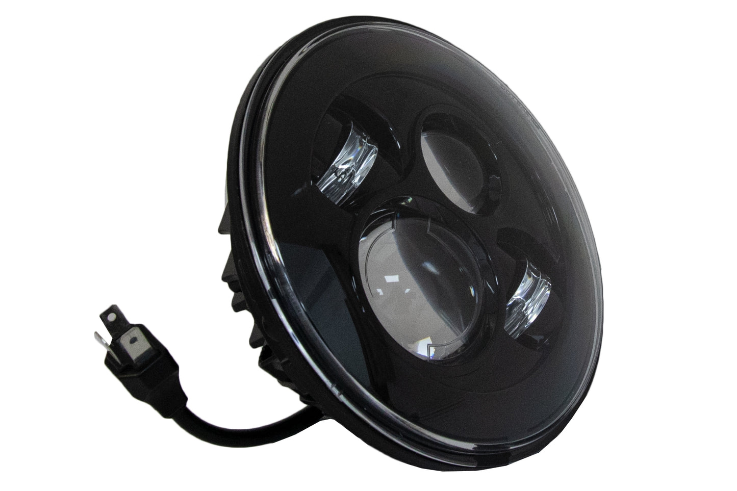 7Zoll CREE LED Scheinwerfer für Wrangler JK TJ LJ Defender Mercedes W463 Schwarz CarPartsTuning