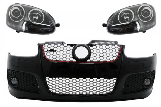 Frontstoßstange für VW Golf V 5 MK5 03-07 GTI Design Xenon Look Scheinwerfer CarPartsTuning