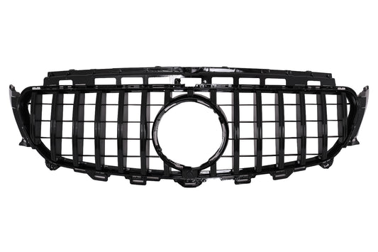Kühlergrill für Mercedes E W213 S213 C238 A238 16-19 GT-R Panamericana Look Schwarz CarPartsTuning