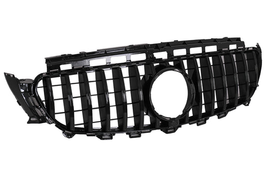 Kühlergrill für Mercedes E W213 S213 C238 A238 16-19 GT-R Panamericana Look Schwarz CarPartsTuning