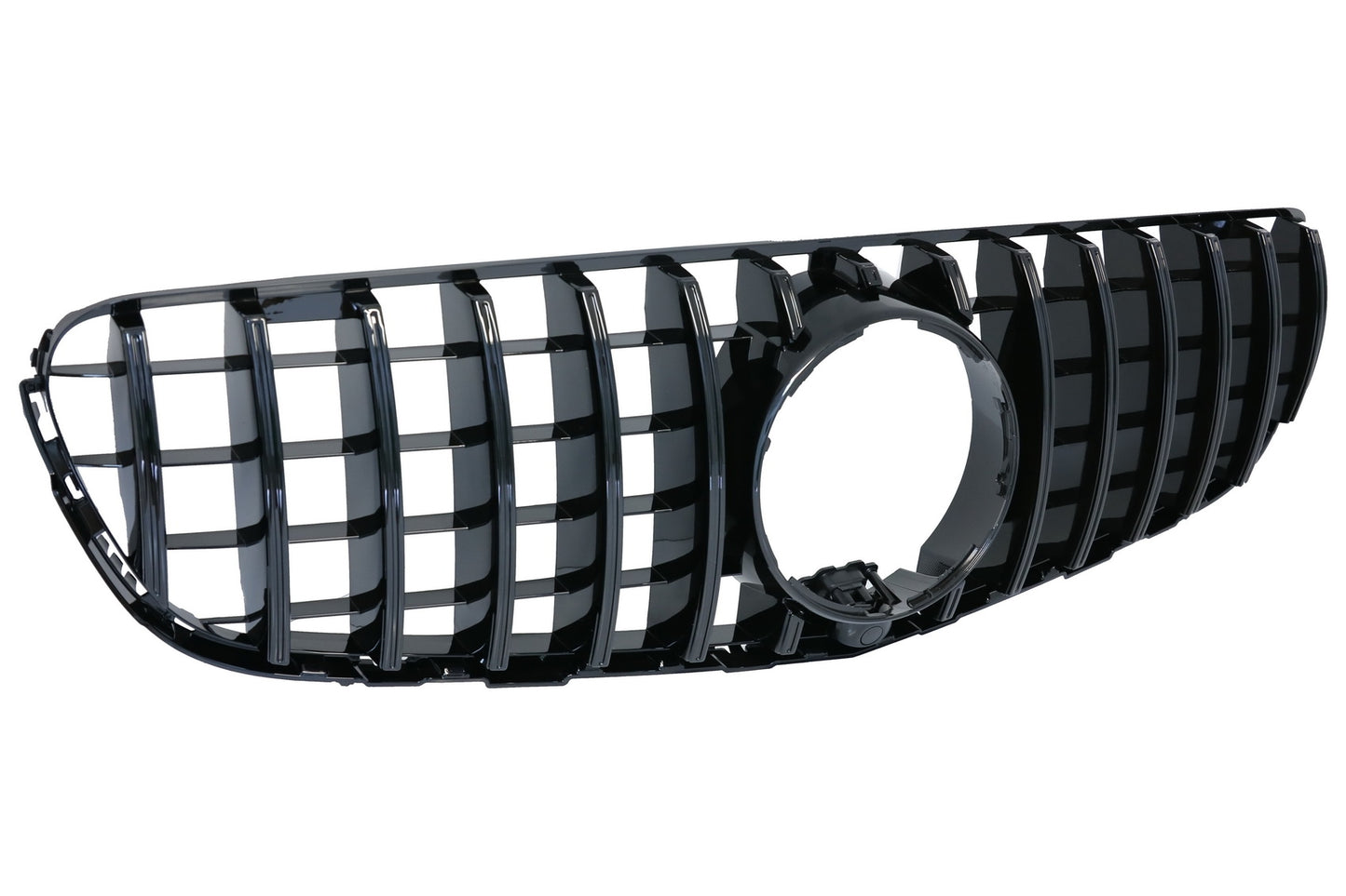 Kühlergrill für Mercedes GLC X253 C253 15-18 GT R Panamericana Look Schwarz CarPartsTuning