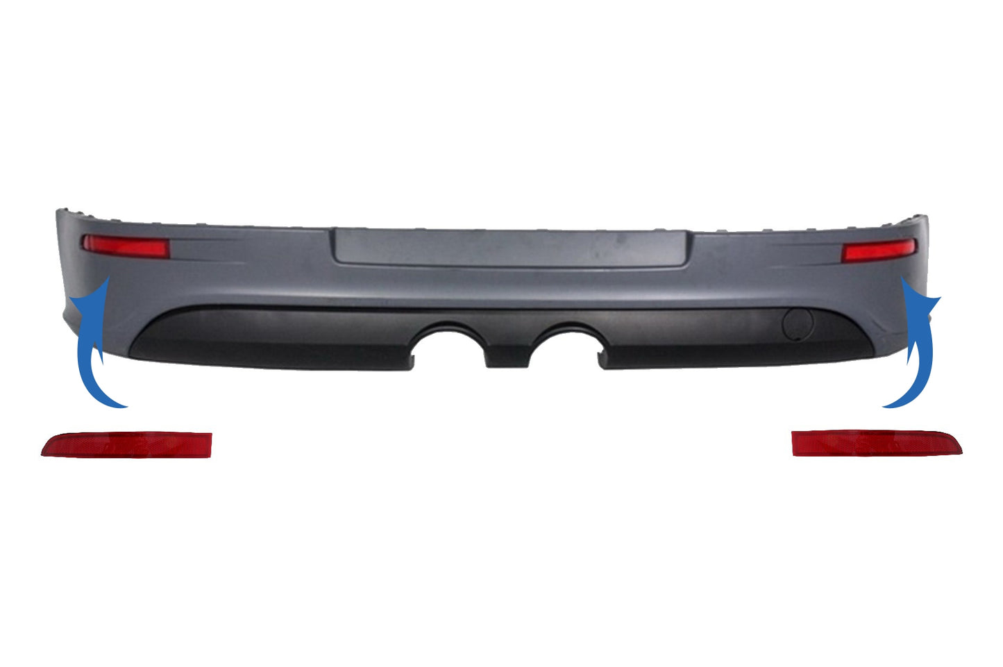 Heckstoßstange reflektor für VW Golf 5 V 2003-2007 R32 Look CarPartsTuning