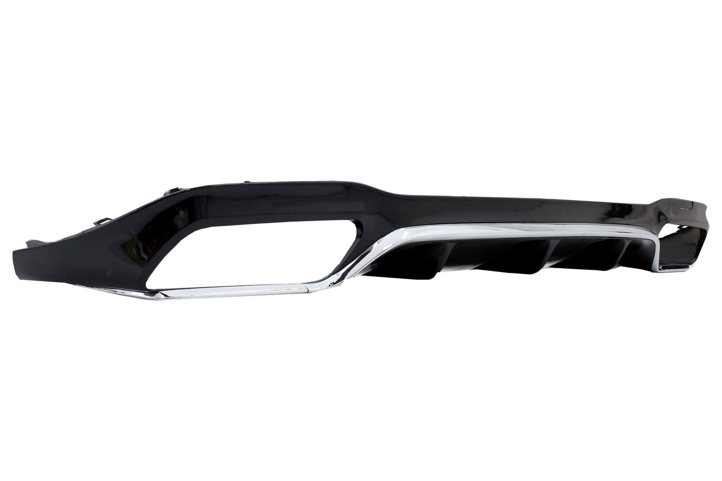 Heckdiffusor passend für Mercedes E-Klasse W213 (2016-2019) E63 Design Chrome Edition KITT