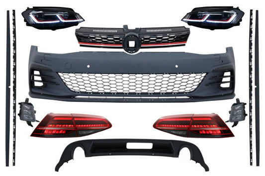 Body Kit Scheinwerfer Rückleuchten LED für VW Golf 7.5 VII Facelift 17+ GTI Look CarPartsTuning