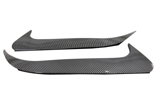 Heckschürzenklappen Seitenflossen Flips passend für MERCEDES CLA W117 (2014-2018) Carbon Edition KITT