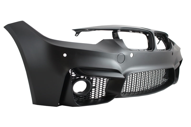 Body Kit für BMW F30 11-19 EVO II M3 M-Power Stoßstange Gitter NBL Auspuff Carbon CarPartsTuning