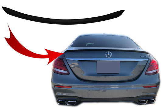 Heckspoiler passend für Mercedes E-Klasse W213 (ab 2016) Mattschwarz KITT