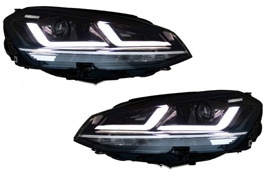 Full LED Scheinwerfer für Volkswagen Golf 7 VII 12-17 Dynamic Mirror Indicators CarPartsTuning