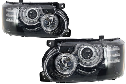 Umwandlung Scheinwerfer + Klammern & Gitter für Vogue L322 02-09 Facelift Look CarPartsTuning