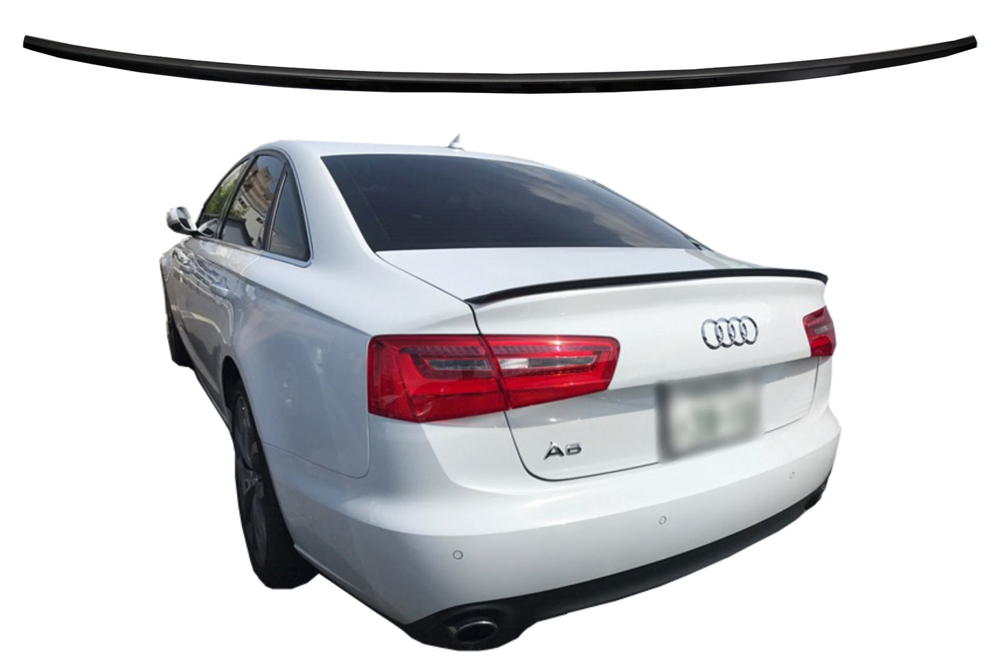 Heckspoiler passend für Audi A6 C7 4G 4-Türer (2011-2018) Piano Black KITT