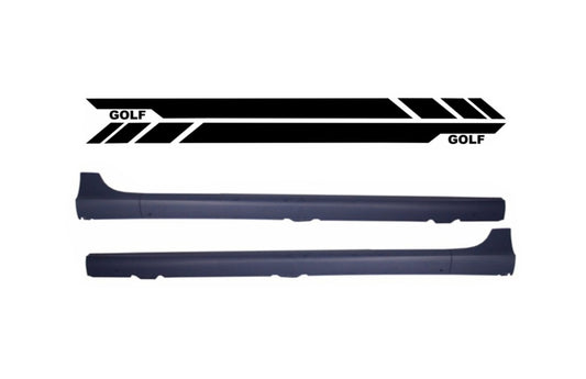 Seitenschweller für VW Golf V MK5 03-07 GTI Look Seite Aufkleber Vinyl Schwarz CarPartsTuning