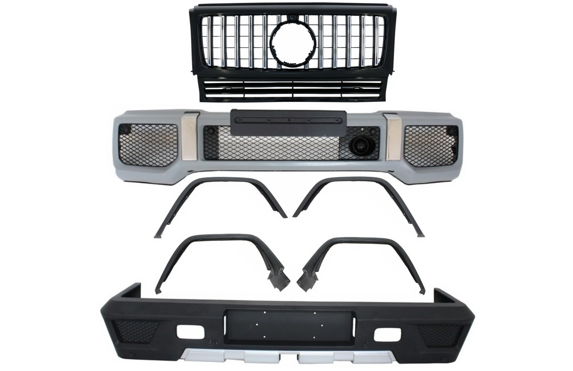 BodyKit für MERCEDES G W463 89-17 G63/65 Stoßstange Kotflügel Kühlergrill CarPartsTuning