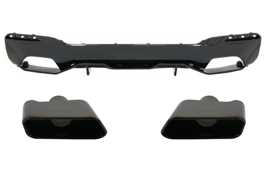 Diffusor für BMW 5 G30 G31 Limo Touring 17+ M Performance Auspuffspitzen CarPartsTuning