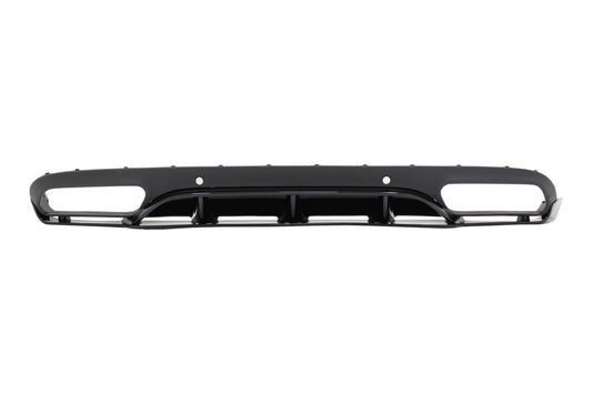 Diffusor Auspuff Schalldämpfer für Mercedes C-Klasse C205 A205 2014-2019 C63 Look Schwarz CarPartsTuning