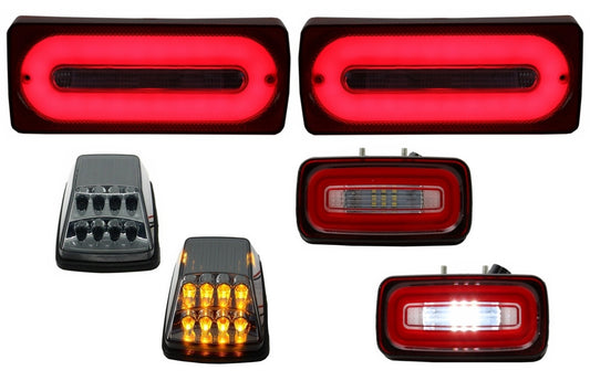 Full LED Rücklichter Nebelscheinwerfer für Mercedes G W463 89-15 Blinker Dynamic CarPartsTuning