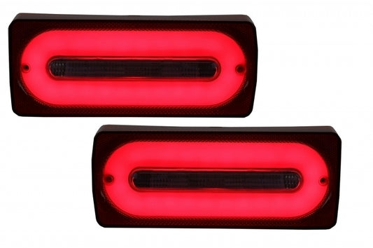 Full LED Heckleuchten Nebelscheinwerfer für MERCEDES G W463 89-15 Dachspoiler CarPartsTuning